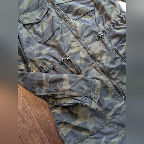 Blanc Noir MASTERMIND CAMO ANORAK Lightweight Green Black Jacket XS - Picture 10 of 10